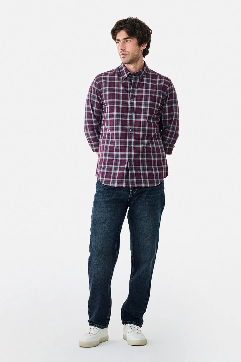 SNITCH Slim Fit 100% Cotton Checks Shirt