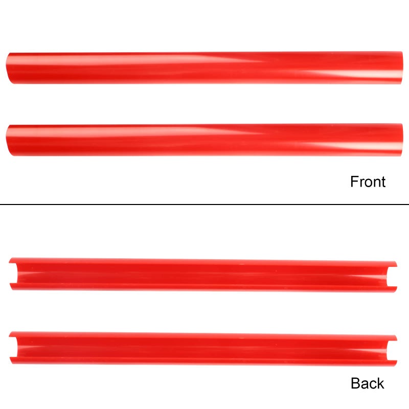 SPORTULI Grille Insert Stripes Replace for 2010-2016 BMW 5 Series F10 F18, 520i 523i 525i 528i 530i 535i 550i Accessories (Red, 5 series) - Image 3