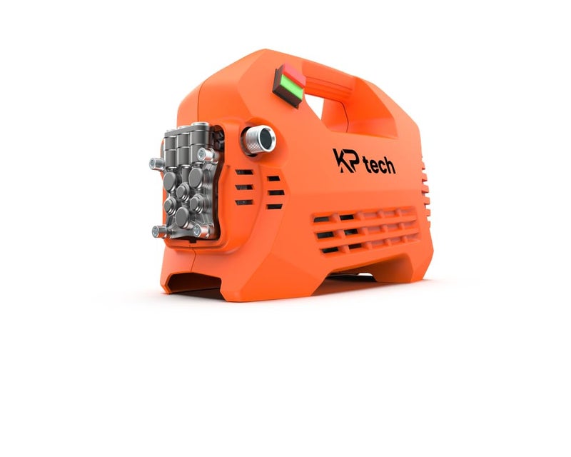 KP TECH KP TECH High Pressure Washer for Car Bike and Industrial Use 1500W 100 Pure Copper Induction Motor Genuine120 Bar Pressure7 LMin Flow Rate with 5 M Priming PipeFoam CannonRotary Turbo Nozzle  - Image 1