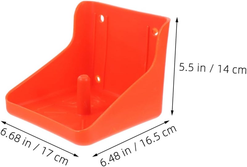 VOSAREA 3Pcs Salt Block Rack for Cattle and Sheep Heavy-Duty Licking Tray Livestock Feeding Supplies Multi-Use Salt Block Holder Sturdy Feed Pan for Farm Use - Image 2