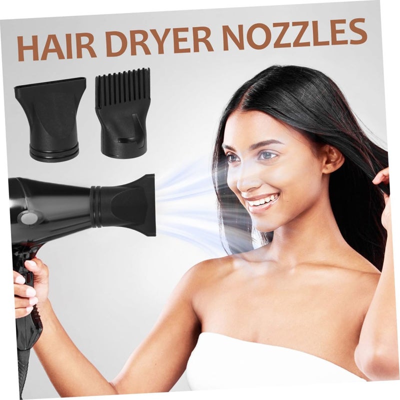 ibasenice 4pcs Hair Dryer Nozzle Compact Hair Styling Attachments Travel-Friendly Design for Precise Drying and Shaping - Image 3