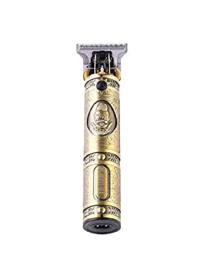 Kemei 7-Piece Professional Adjustable Blade Clipper Set 700B Gold/Black 64x30x40cm - Image 3