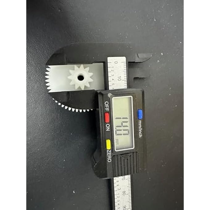 Gear 55/11 Teeth - Diameter 40 Mm - Compatible With Roto Roof Window Motor Drive Ma 25 / Ma 35 - Plastic White (Resin) - Replacement Part Accessories - Image 3