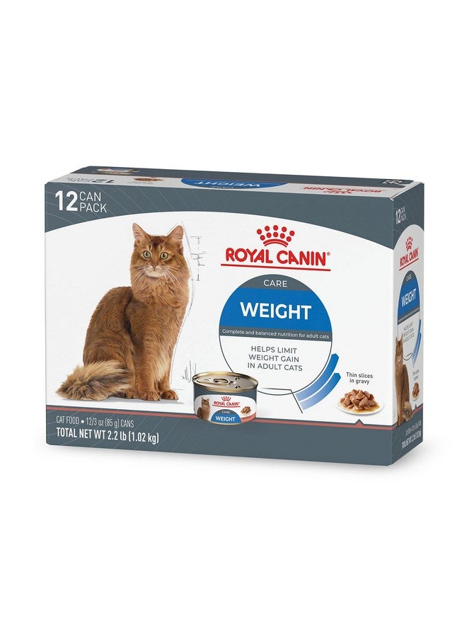 رويال كانين طعام القطط البالغة الرطب من رويال كانين فيلين ويت كير، شرائح رقيقة في المرق، علبة 3 أونصة (12 قطعة) - Image 1