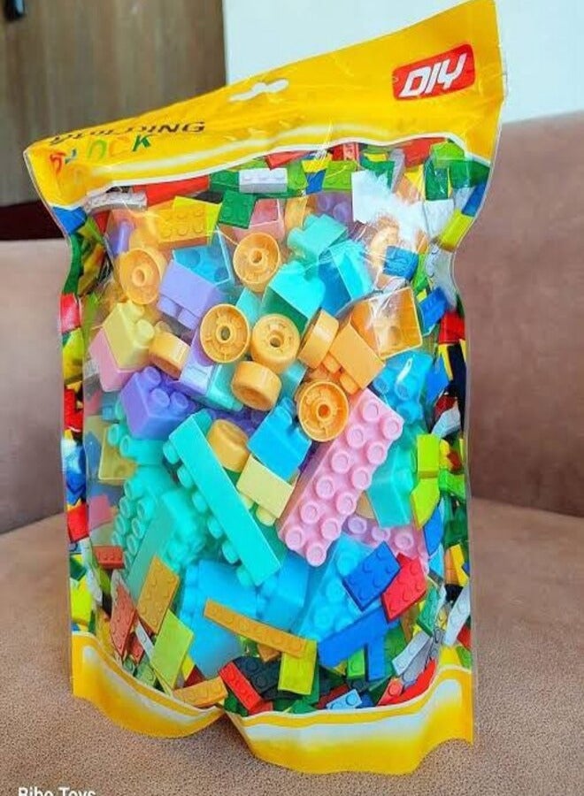 داي طقم مكعبات بناء للأطفال، 140قطعة، ألعاب بناء بلاستيكية متعددة الألوان - Image 4