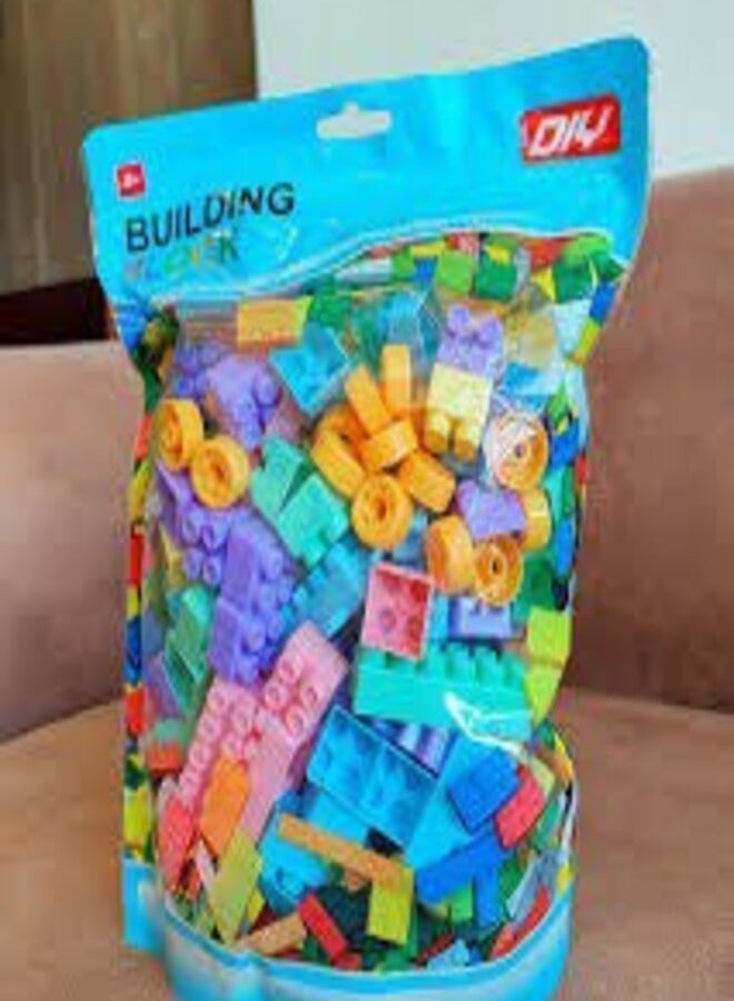 داي طقم مكعبات بناء للأطفال، 140قطعة، ألعاب بناء بلاستيكية متعددة الألوان - Image 5