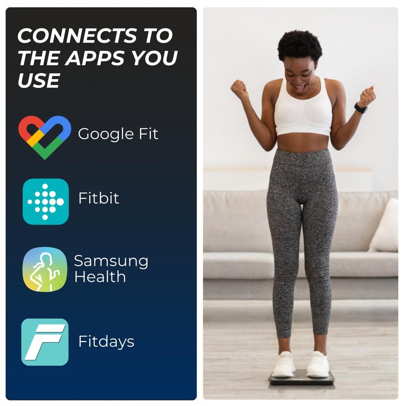 ReAthlete COUNTO Smart Scale- Digital Scale Measuring Body Parameters| Smart Bluetooth Body Fat Measurement Device, Body Composition Monitor with Smart App| Bathroom Scales Accurate for Bmi Muscle - Image 4