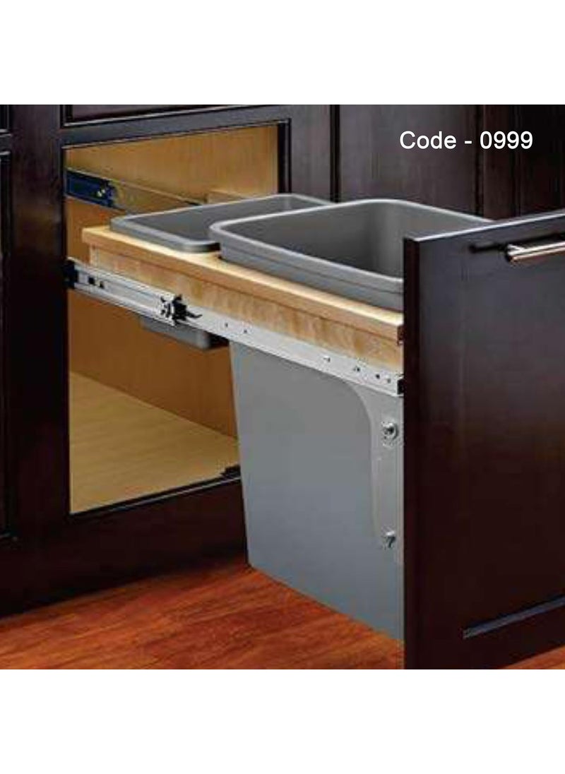Harrison Harrison Telescopic Ball Bearing Eco Slide 0998 Drawer Channel Stainless Steel 14 inch Soundless Modular Kitchen Drawer Slides Rust Free Load Bearing Capacity 35 kg Furniture Hardware  - Image 5