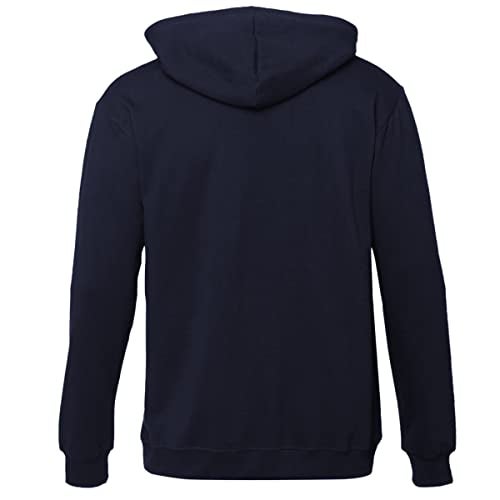 ADRO Fearless Printed Hoodie/Sweatshirt for Men (H22-M-FRL-NB_Navy_M) - Image 2