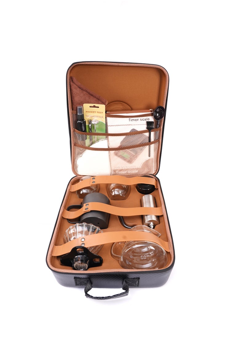 V60 15-piece distilling tool set with coffee bag