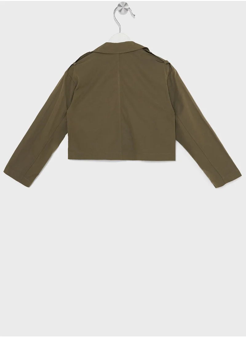 MANGO Youth Double Breasted Jacket