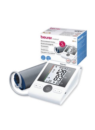 Bm28 Blood Pressure Monitor With Adaptor Comes With Advance Features, Adjustable Cuff,Risk Indicator,Large Lcd Display(White) - pzsku/Z6CF21B476C1879969F9FZ/45/_/1735816650/4bff1448-4746-435e-87d4-1b4e05064329