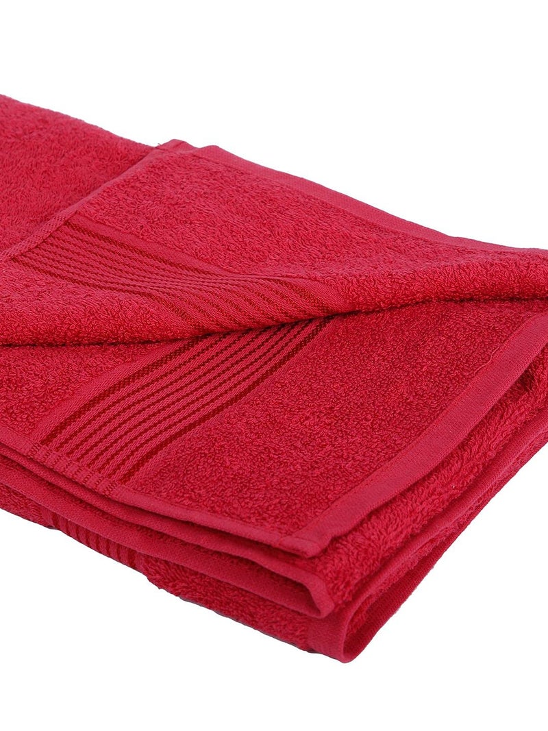 KOPA by Bianca 400 GSM 100% Cotton Soft Terry Towel l 4pc Bath Towel l Cotton Bath Towel l Bath Towel Cotton l D`Ross l Red - Image 5