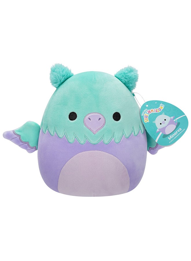 Squishmallows Medium Plush 12 inch Minerva Aqua and Purple Griffin  Officially Licensed Kellytoy Plush Toy Colorful Soft Gift for Kids Girls & Boys Washable Squishy Stuff Toy Multicolor All Age  - Image 1