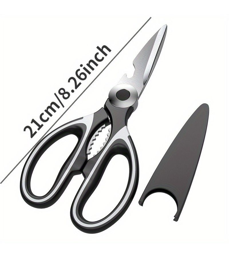 Multi Functional Kitchen Scissors Stainless Steel Strong Chicken Bone Scissors Food Accessories Grilled Meat Duck And Fish Bone Scissors Pink - Image 4