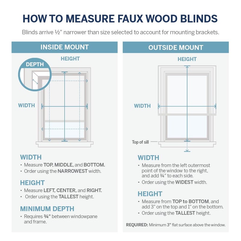 LEVOLOR Basics Cordless Light Filtering Faux Wood Blinds, 2â€ Blinds for Windows, Timeless Look, Fits up to 35â€ Width and 64â€ Length, Home Solution for Any Space or Room - Image 2