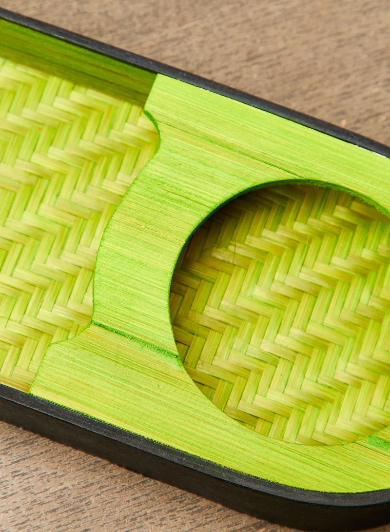 Ayra Green Bamboo Chip And Dip Tray