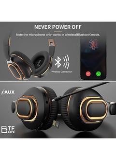 General Wireless Over-Ear Headphones 5.0 with Surround Noise Cancellation HiFi Stereo Bluetooth Sound Headphones with Foldable Microphone Comfort Fast Charging Headphones  - Image 2