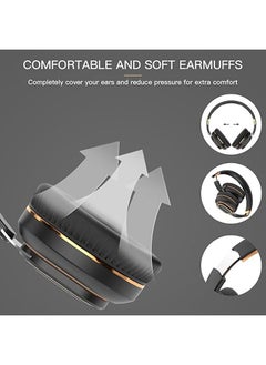 General Wireless Over-Ear Headphones 5.0 with Surround Noise Cancellation HiFi Stereo Bluetooth Sound Headphones with Foldable Microphone Comfort Fast Charging Headphones  - Image 5