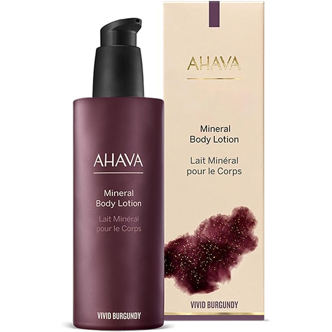 AHAVA Vivid Burgundy Mineral Body Lotion, 250ml - Image 2