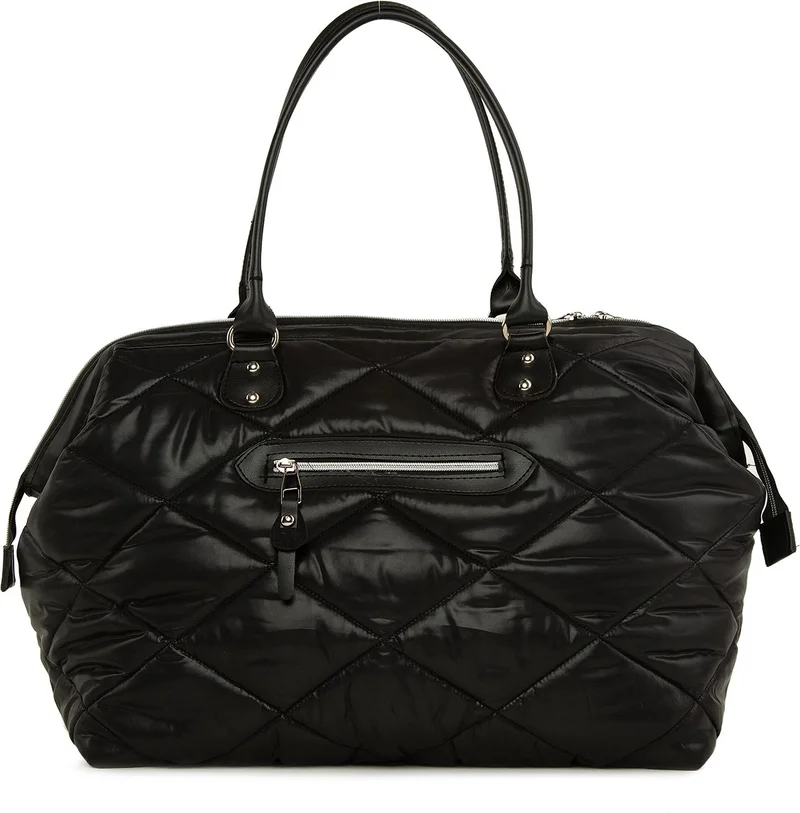 باجموري Embroidered Quilted Inflatable Mother Baby Bag