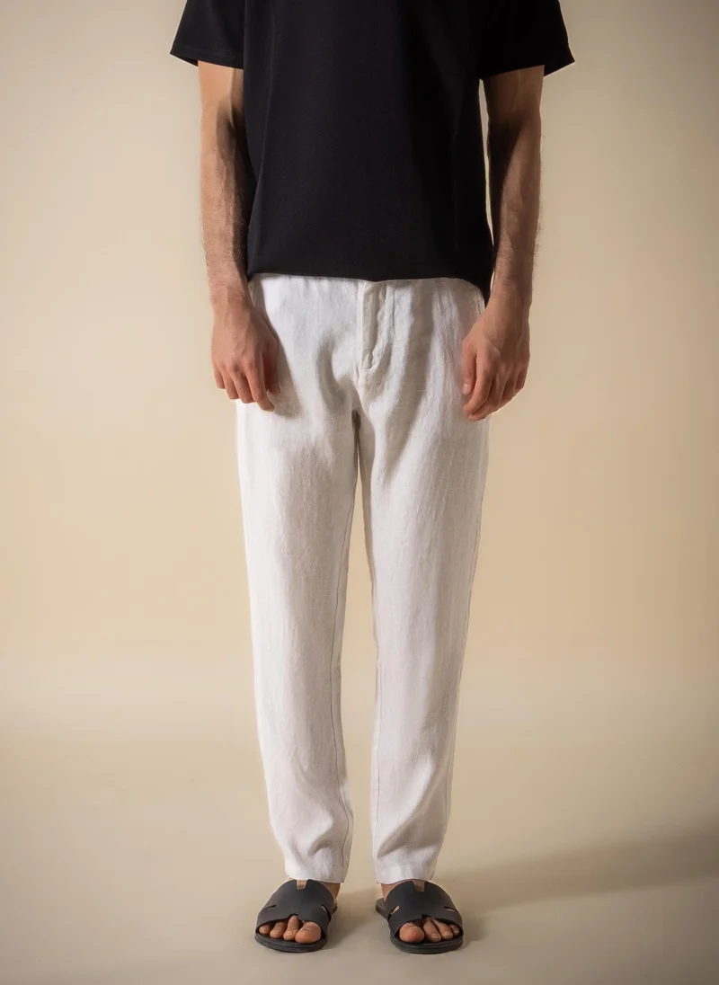 شايبس 100% LINEN COMFORT TROUSERS