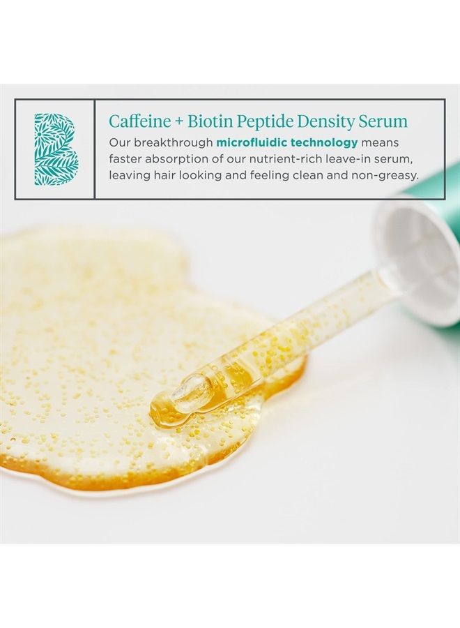 Briogeo Destined For Density MegaStrength + Caffeine + Biotin Peptide Density Serum, Increases Hair Thickness and Density, Fast-Absorbing & Non-Greasy, Vegan, Phalate & Paraben-Free, 1.5 Ounces - Image 2