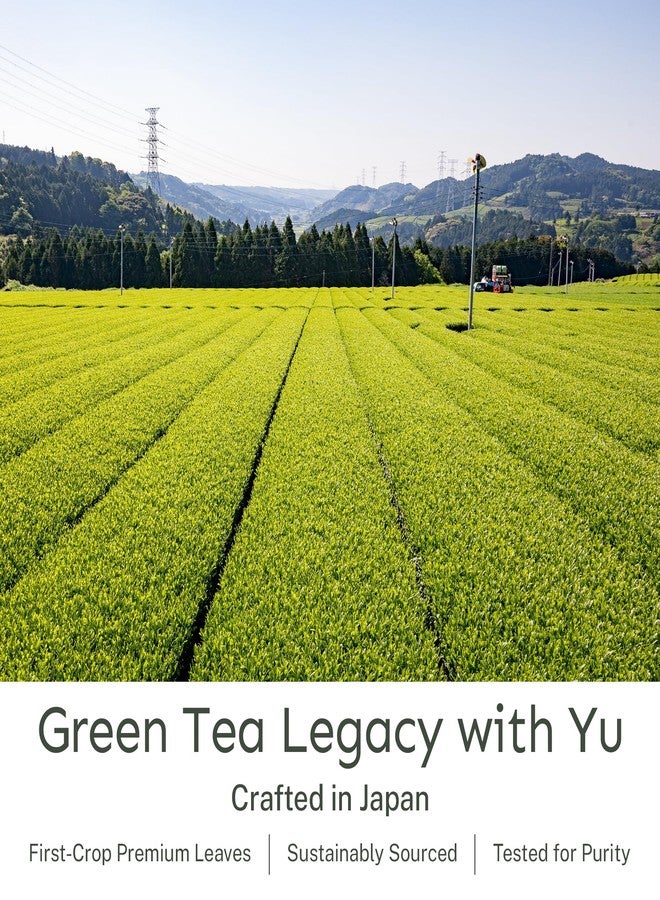 Yu Tea Organic Genmaicha Green Tea Powder, 75 Servings | Japanese Green Tea & Roasted Brown Rice | Low Caffeine & Unsweetened | Relaxation, Antioxidants & Digestion | Resealable Pouch, 2.65 oz - Image 5