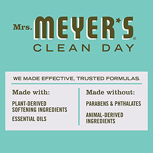 MRS. MEYER'S CLEAN DAY Dryer Sheets, Fabric Softener, Reduces Static, Infused with Essential Oils, Basil, 80 Count - Image 3