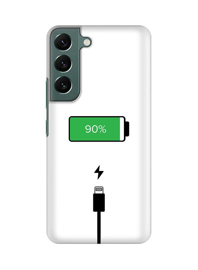 ستايلايزد جراب لهاتف جالاكسي S22 رفيع سناب كلاسيك سيريز شيلد بطباعة نهائية غير لامعة - البطارية تشحن - Image 1