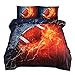 NTBED Rugby Comforter Sets for Boys Teens,3D Sports Bedding Full,American Football Printed Quilt Sets with 2 Matching - Image 2