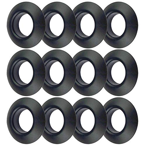 Zelerdo 12 Pack Kayak Paddle Drip Rings for Kayak Canoe Rafting Paddles Shaft - Image 1