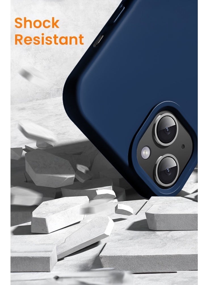 ريتي غطاء سيليكون لآيفون 15 – تصميم أنيق بجودة فائقة، ملمس ناعم احترافي، مقاوم للصدمات، حماية كاملة مع بطانة فاخرة من الألياف الدقيقة - Image 4