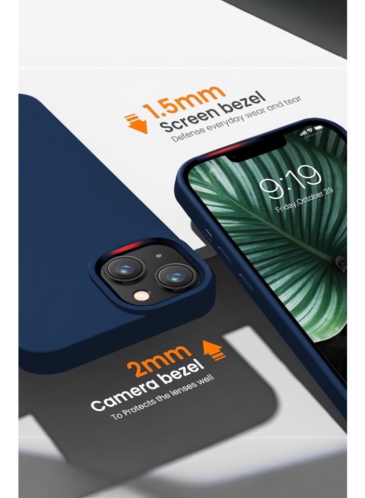 ريتي غطاء سيليكون لآيفون 15 – تصميم أنيق بجودة فائقة، ملمس ناعم احترافي، مقاوم للصدمات، حماية كاملة مع بطانة فاخرة من الألياف الدقيقة - Image 2