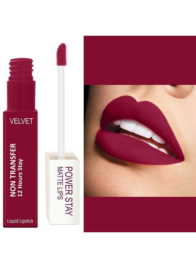 Forfor Power Stay Long Last Matte Lipstick Waterproof (12 Hrs Stay) - Image 3