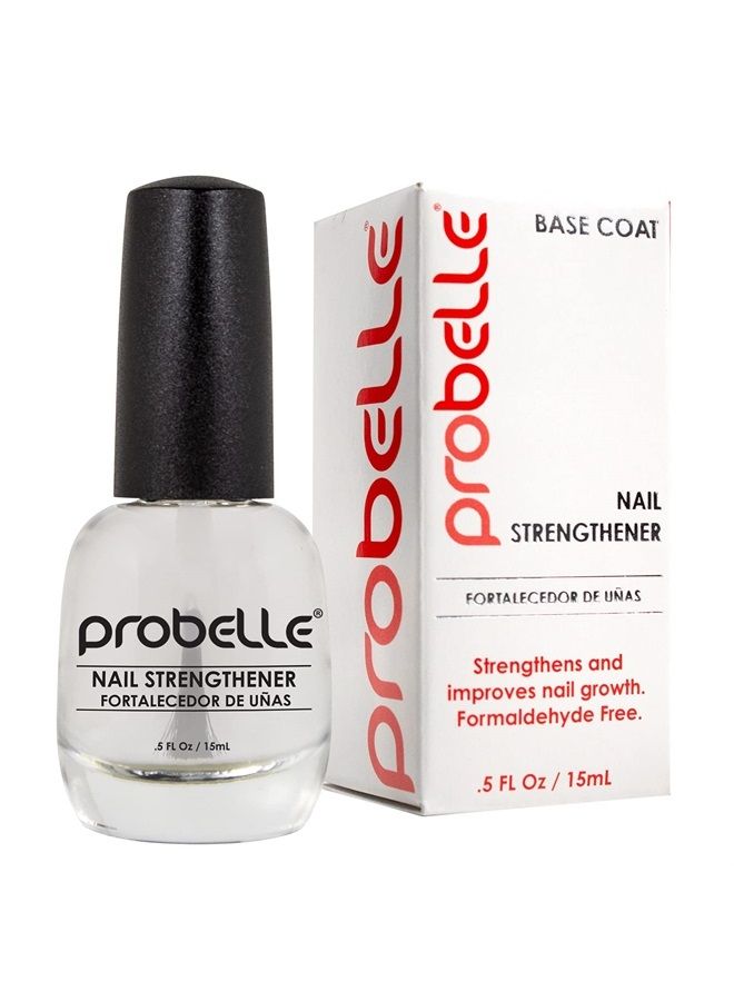 Probelle Nail Strengthener, Nail Strengthening Treatment, Nail Growth and Repair, Stops Peeling, Splits, Chips, Cracks, and Strengthens Nails (0.50 ounces, 1) - Image 1