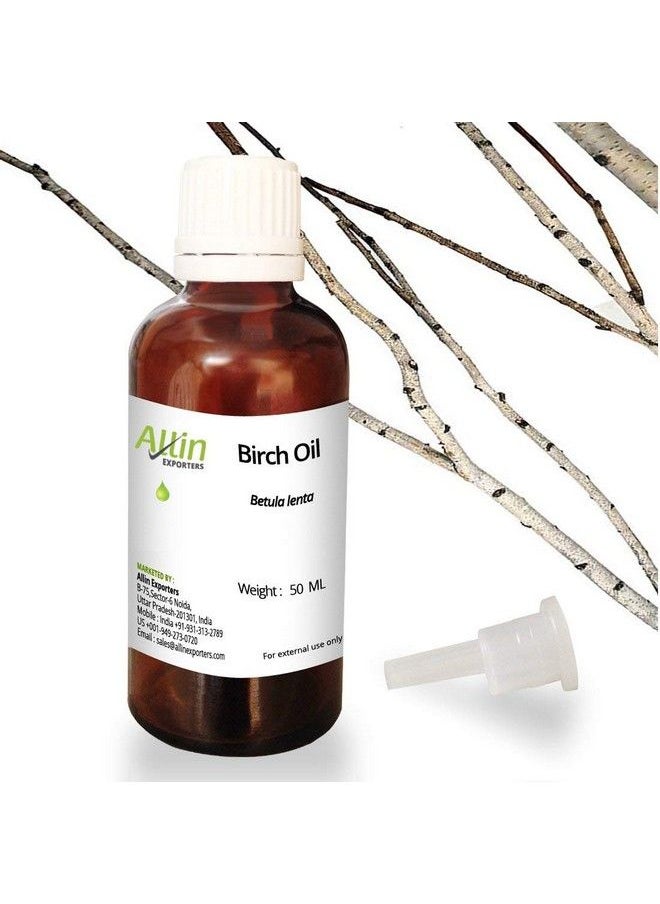Allin Exporters Birch Essential Oil Pure Natural Therapeutic Grade For Hair Growth Skin Care Aromatherapy (50 Ml)  - Image 2
