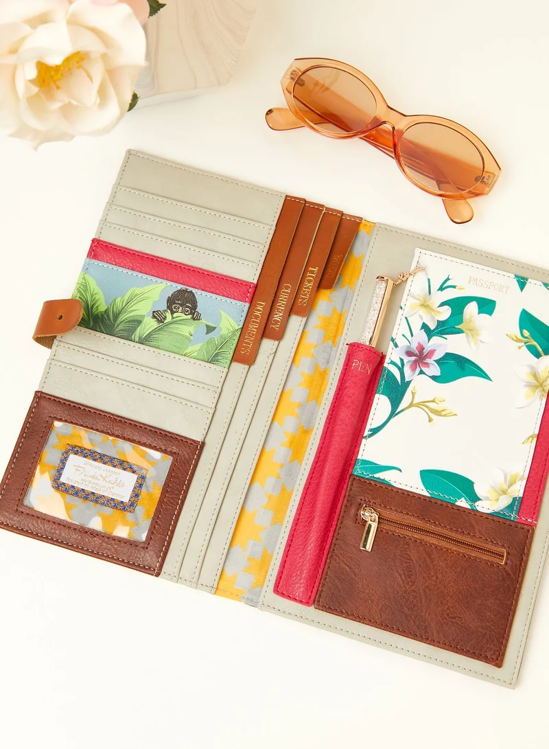 House Of Disaster Frida Kahlo Travel Wallet