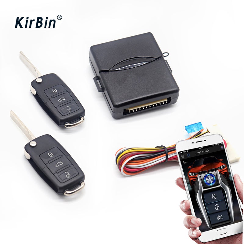 [Source Manufacturer] Car Alarm Keyless Entry One-Button Start Modification Remote Start Mobile Phone Control Car - Image 1