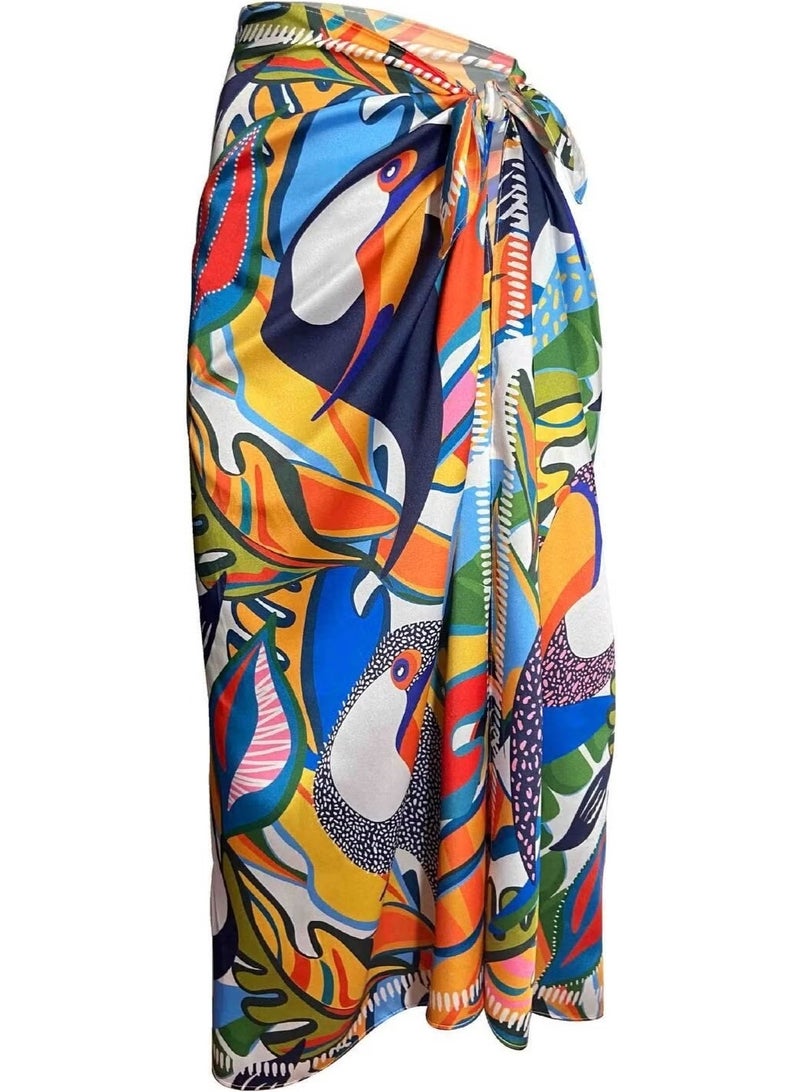 Bolder Elena Linda Toukan Satin Pareo (145*100) - Image 2