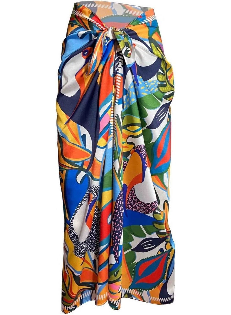 Bolder Elena Linda Toukan Satin Pareo (145*100) - Image 1