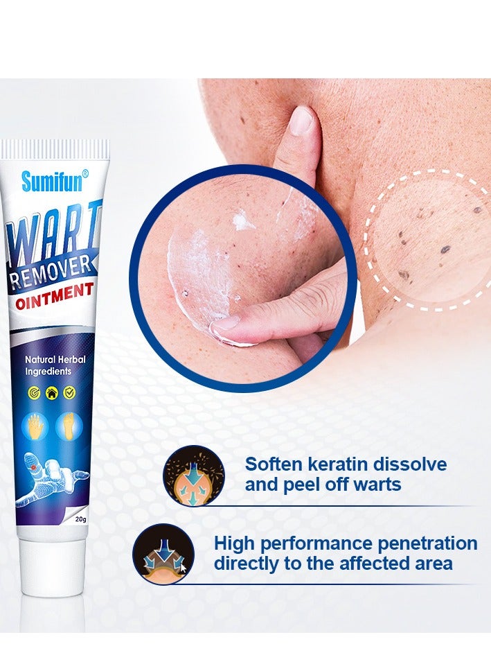 Sumifun Instant Blemish Removal Gel, Wart Removal Body Warts Treatment Cream Foot Care Cream Skin Tag Remover, Body Treatment Ointment, Wart and Callus - Effective and Scar-Free - Image 3