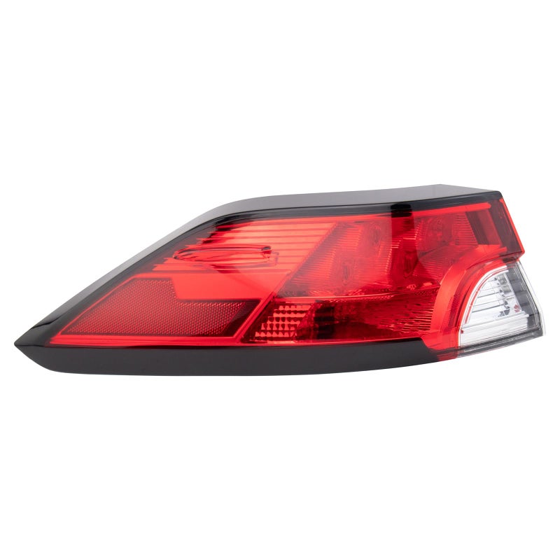 TRQ Driver Side Outer Tail Light Assembly Halogen Compatible with 2022 Toyota Corolla Cross L LE TO2804163