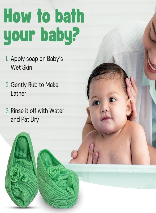 SCIIAN Baby Soap |Baby Soap for Kids | Kids Toys Soap 120g | Baby Soaps for Bath | Natural Bathing Soap | Baby Soap for Kids 2-5 Years | Handmade Soap | Kids Toys Bath Soaps Green - Image 4
