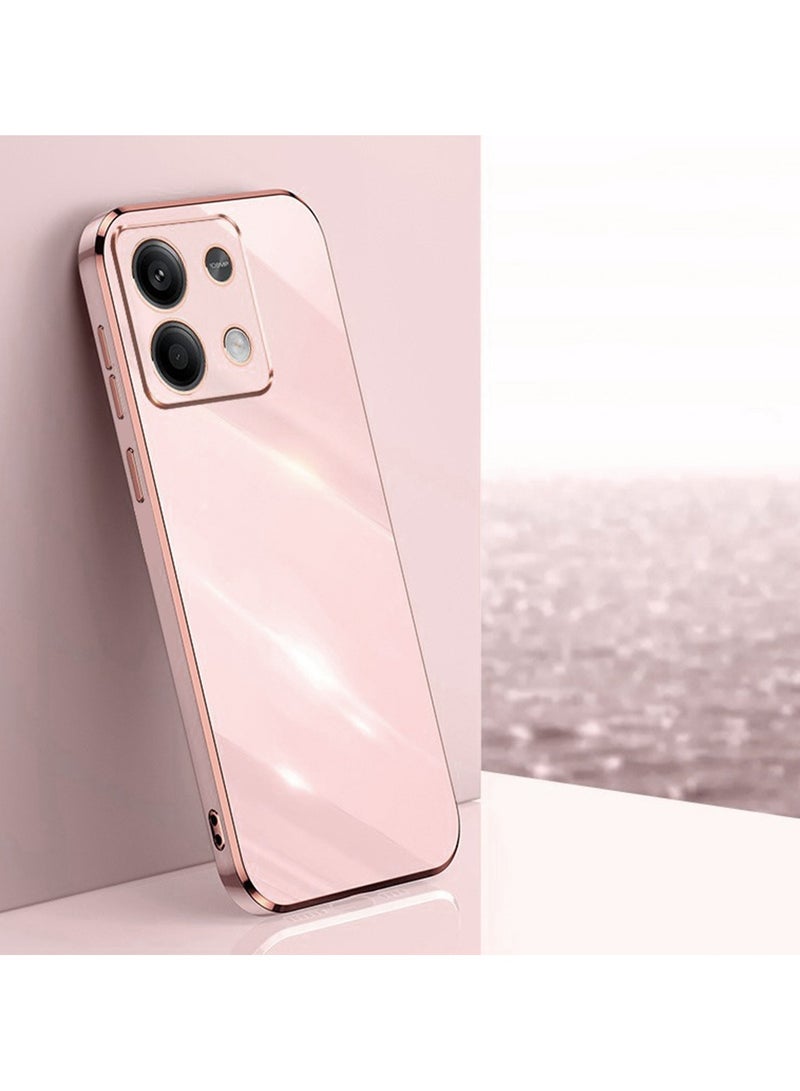 Case Cover for Xiaomi Redmi Note 13 Pro 4G/POCO M6 Pro 4G, Luxury Plating Soft Back Cover, Raised Full Camera Protection - Image 1