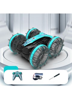 Y&D Amphibious Remote Control Off-road Vehicle Stunt Vehicle-Tiffany Blue  - Image 1