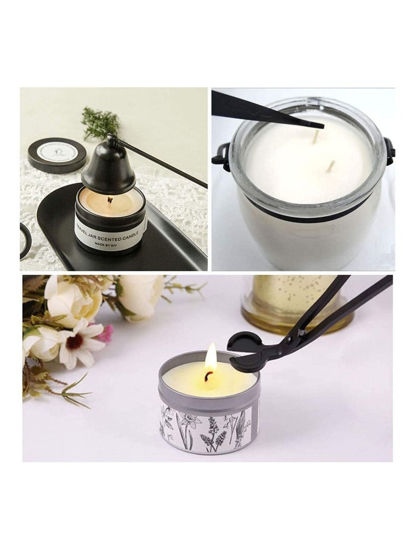 Excefore Candle Snuffer, Candle Wick Trimmer Wick Dipper with Tray 4 in 1 Candle Accessory Set Candle Care Kit Gift for Candle Lovers - Image 3