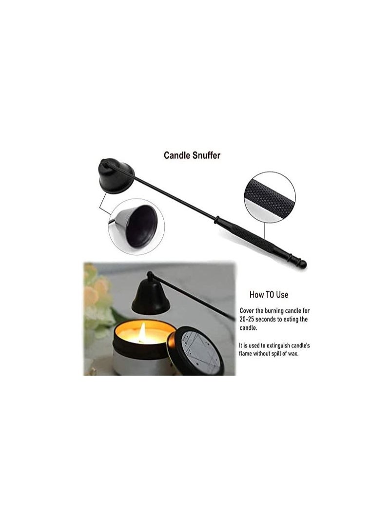 Excefore Candle Snuffer, Candle Wick Trimmer Wick Dipper with Tray 4 in 1 Candle Accessory Set Candle Care Kit Gift for Candle Lovers - Image 5