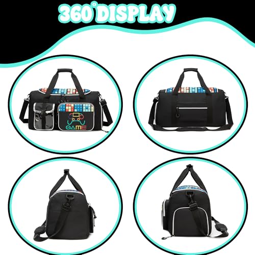 Inprof Kid's Luggage Set 3 Piece Suitcase Set 16" Hardside Luggage with Spinner Wheels Girls Boys Carry on Toddler Suitcase with Travel Duffle Bag Airline Approved - Image 4