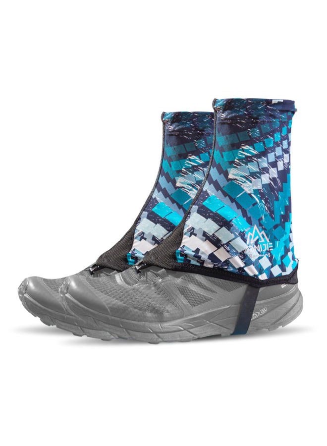 TRIWONDER Trail Gaiters Sandproof Leg Gaiters Running Gators Shoe Covers Ankle Gaiters for Hikiing Backpacking (L, Blue) - Image 1
